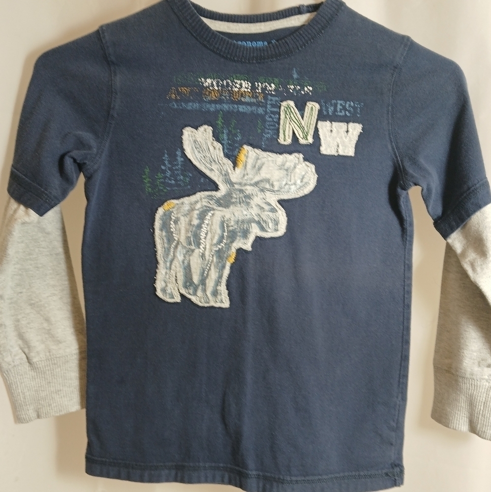 #361 Boys Sonoma Life Style Long Sleeve T-Shirt Size M (5/6)